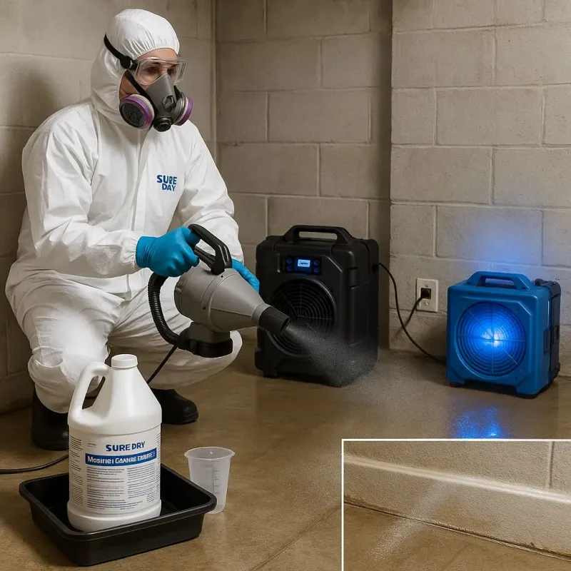 Sanitization and Odor Removal process in Wyndham, VA